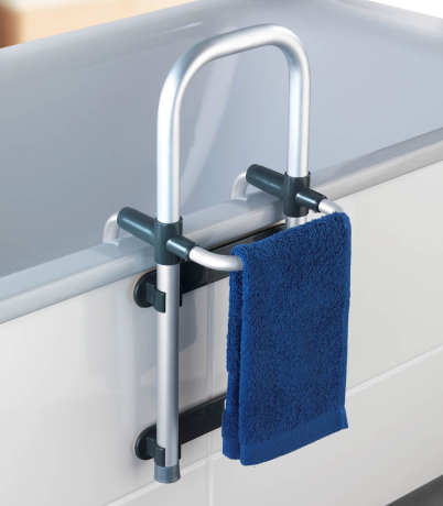 Koupelnové multifunkční madlo Secura, hliníkové - Kliknutím zobrazíte detail obrázku.